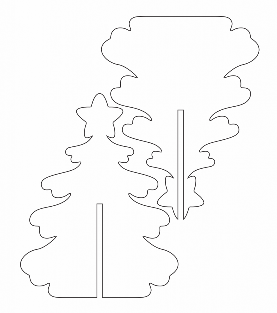 Pino ensamblable — vector para corte CNC
