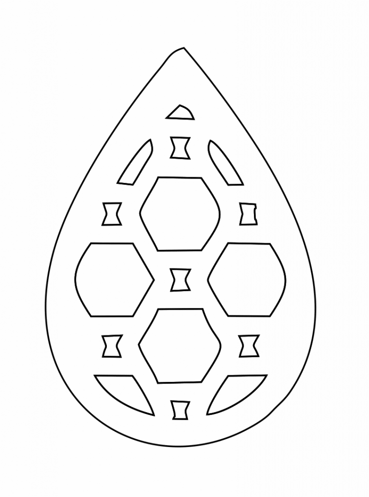 Par de aretes 11 — vector para corte CNC