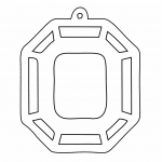 Par de aretes 12 - Vector SVG DXF para Laser CO2 - Descargable gratis | Stanser