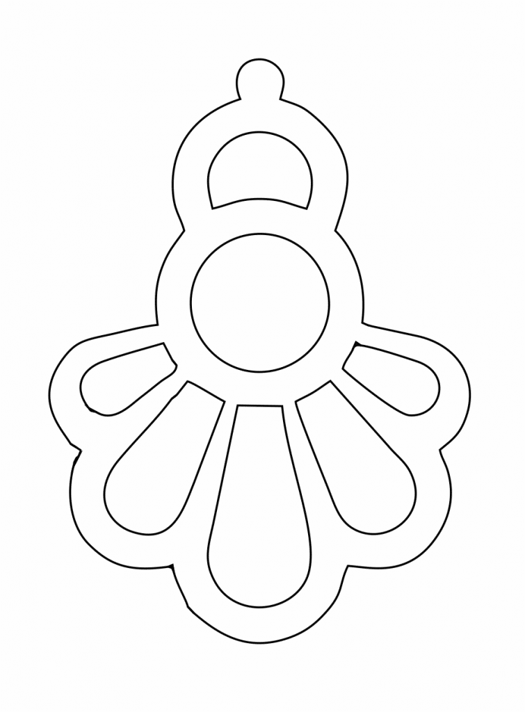 Par de aretes 15 — vector para corte CNC