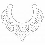 Par de aretes 35 - Vector SVG DXF para Laser CO2 - Descargable gratis | Stanser