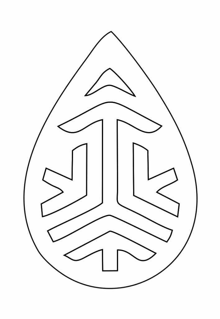 Par de aretes 4 — vector para corte CNC