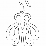 Par de aretes 42 - Vector SVG DXF para Laser CO2 - Descargable gratis | Stanser