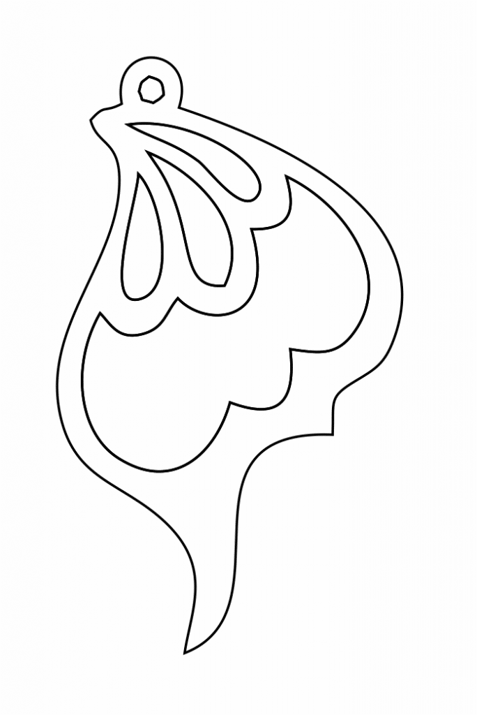 Par de aretes 47 — vector para corte CNC
