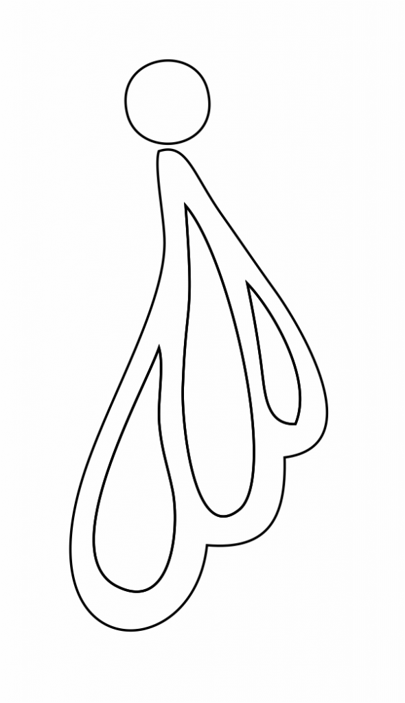 Par de aretes 53 — vector para corte CNC