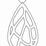 Par de aretes 56 - Vector SVG DXF para Laser CO2 - Descargable gratis | Stanser