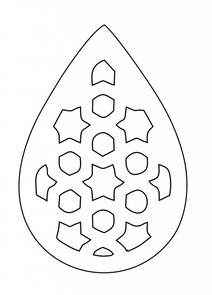 Par de aretes 6 — vector para corte CNC