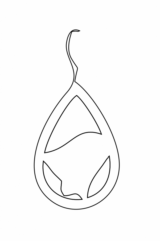 Par de aretes 68 — vector para corte CNC