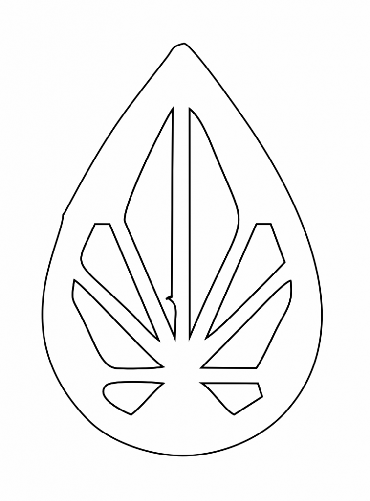 Par de aretes 1 — vector para corte CNC