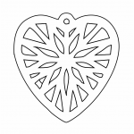Par de aretes 82 - Vector SVG DXF para Laser CO2 - Descargable gratis | Stanser