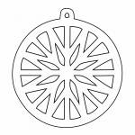 Par de aretes 83 - Vector SVG DXF para Laser CO2 - Descargable gratis | Stanser