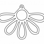 Aretes "Flores" 11 - Vector SVG DXF para Laser CO2 - Descargable gratis | Stanser
