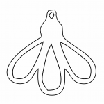 Aretes "Flores" 13 - Vector SVG DXF para Laser CO2 - Descargable gratis | Stanser