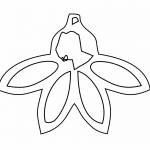 Aretes "Flor" 1 - Vector SVG DXF para Laser CO2 - Descargable gratis | Stanser