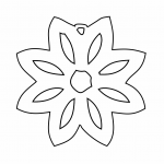 Aretes "Flor" 3 - Vector SVG DXF para Laser CO2 - Descargable gratis | Stanser