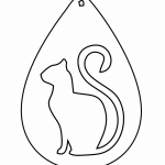Aretes "Gato de perfil" 2 - Vector descarganle para corte CNC y grabado laser gratis | Stanser