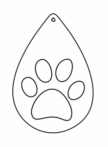 Aretes «Huellita de gato»