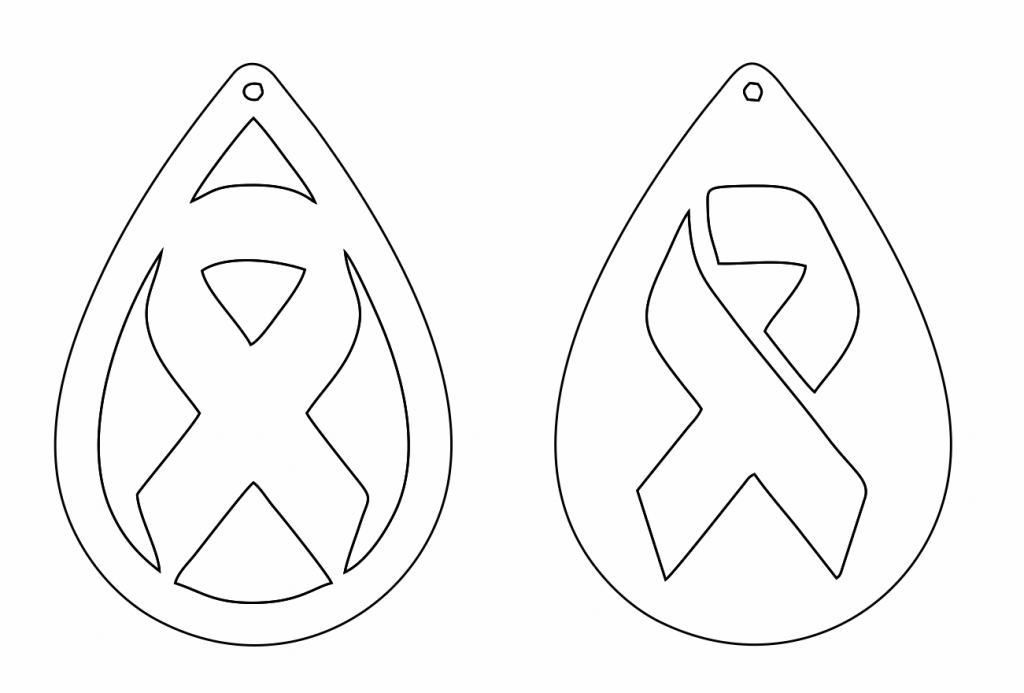 Aretes «Lazo» — vector para corte CNC