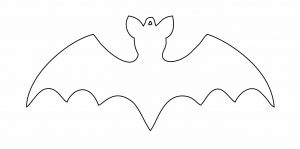 Par de aretes «Murciélago»