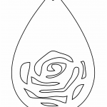 Aretes "Rosa" 6 - Vector SVG DXF para Laser CO2 - Descargable gratis | Stanser