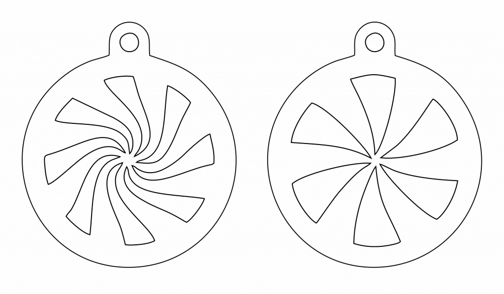 Aretes de Rehiletes — vector para corte CNC