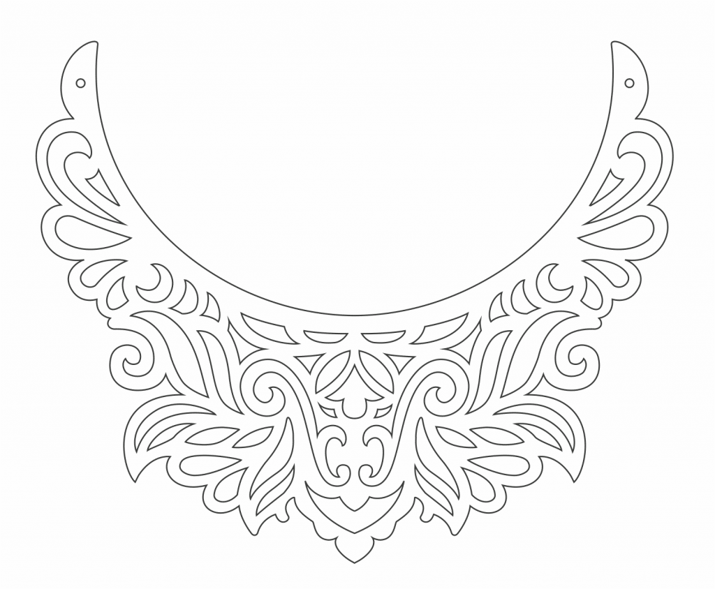 Collar — vector para corte CNC