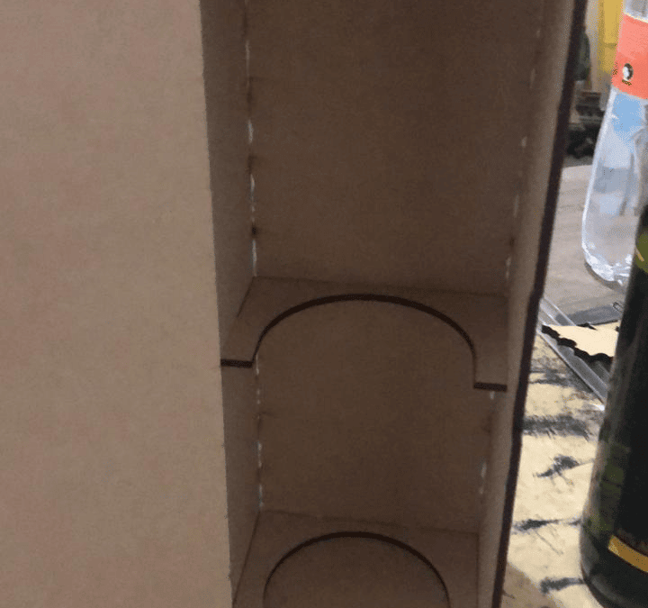 Caja sencilla para botella