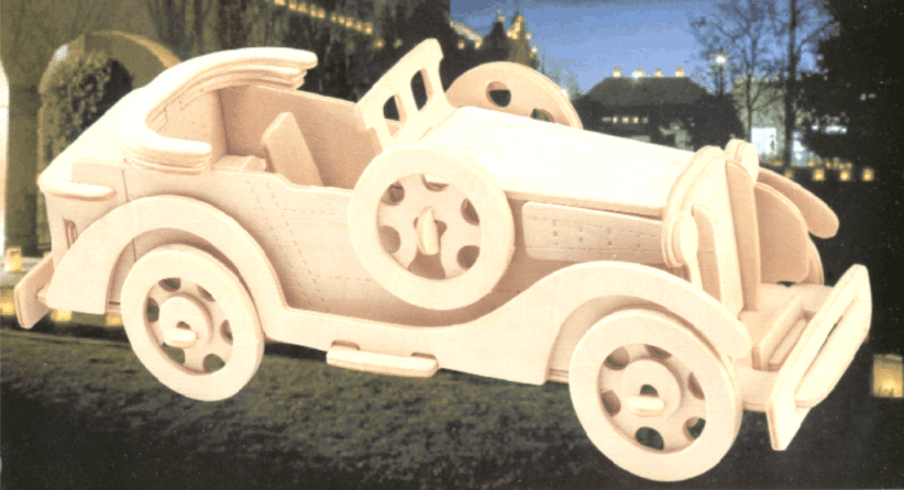 Auto antiguo 3D