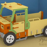 Carro de juguete - Vector descarganle para corte CNC y grabado laser gratis | Stanser