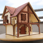 Casita de campo - Vector descarganle para corte CNC y grabado laser gratis | Stanser