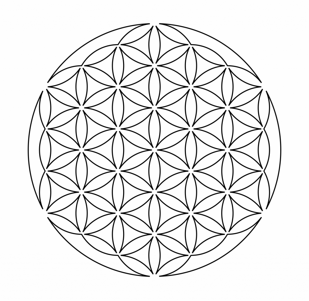 Decoración circular — vector para corte CNC