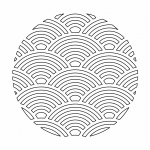 Decoración circular "Arcoiris" - Vector SVG DXF para CNC Router y Laser CO2 - Descargable gratis | Stanser