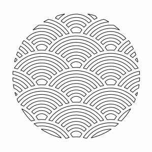 Decoración circular «Arcoiris»