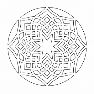 Decoración circular «Flor»