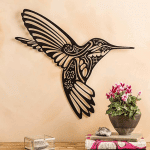 Ornamento "Colibrí" - Vector descarganle para corte CNC y grabado laser gratis | Stanser