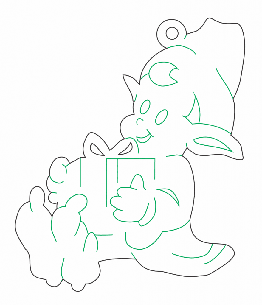 Duende 8 — vector para corte CNC