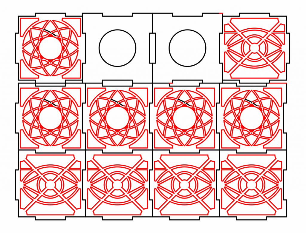 Faroles 70mm — vector para corte CNC