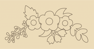 Trío de flores