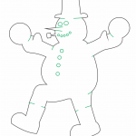 Hombre de nieve - Vector descarganle para corte CNC y grabado laser gratis | Stanser