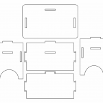 Mesa pequeña - Vector descarganle para corte CNC y grabado laser gratis | Stanser