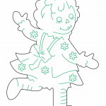 Muñeca de trapo - Vector SVG DXF para CNC Router y Laser CO2 - Descargable gratis | Stanser