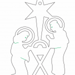 Esfera de Nacimiento - Vector descarganle para corte CNC y grabado laser gratis | Stanser