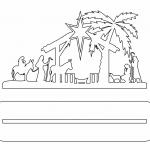 Portal de Belén - Vector descarganle para corte CNC y grabado laser gratis | Stanser