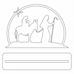 Sagrada Familia en el desierto - Vector descarganle para corte CNC y grabado laser gratis | Stanser