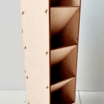 Organizador alto para papeles - Vector descarganle para corte CNC y grabado laser gratis | Stanser