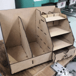 Organizador para escritorio - Vector descarganle para corte CNC y grabado laser gratis | Stanser