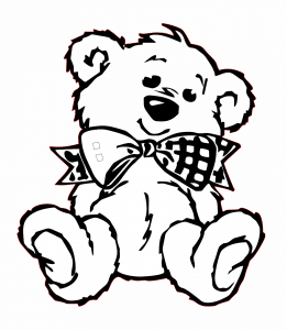 Oso con moño