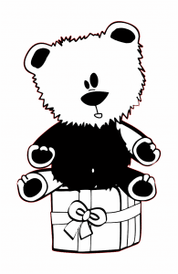 Oso con regalo