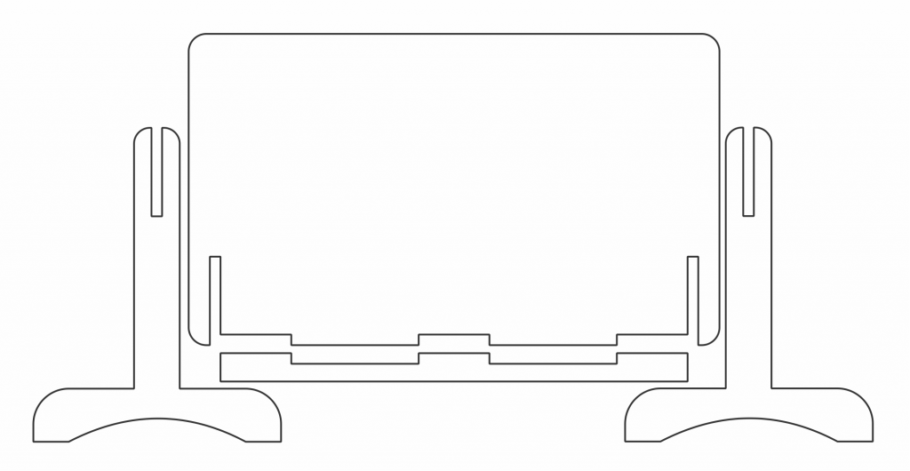Pizarra escolar — vector para corte CNC