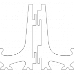 Soporte para plato básico - Vector SVG DXF para CNC Router y Laser CO2 - Descargable gratis | Stanser